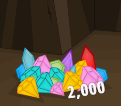 2,000 יהלומים