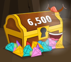 6,500 יהלומים